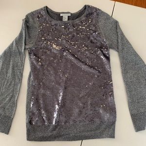 H&M sequin sweater